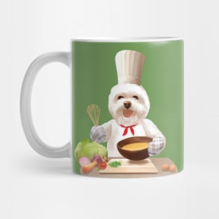 Dog In Chef Hat Cooks Soup Mug